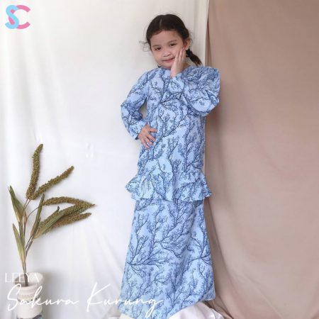 Leeya Sakura Kurung (Baby Blue)