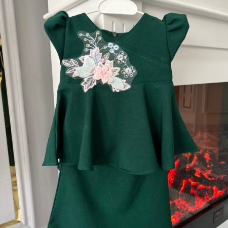 Dalea Peplum (Emerald Green)