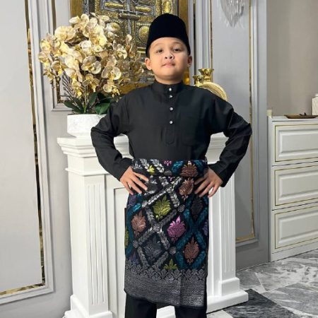 Baju Melayu Muhammad (Black)