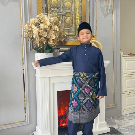 Baju Melayu Muhammad (Navy Blue)