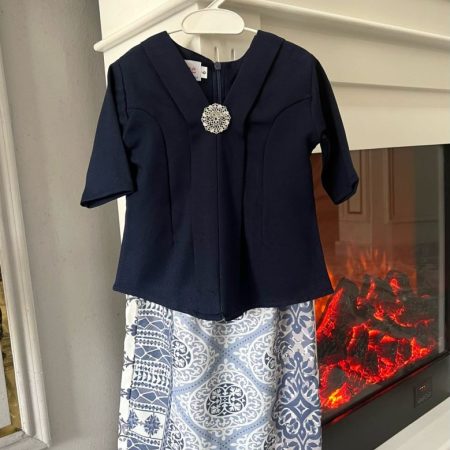 Kebaya Batik (Navy Blue)