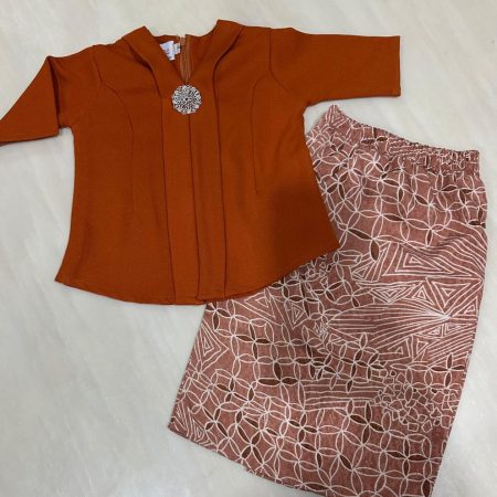 Kebaya Batik (Brick Orange)