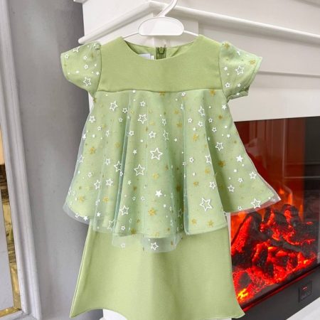 Sarra Doll Peplum (Green Tea)