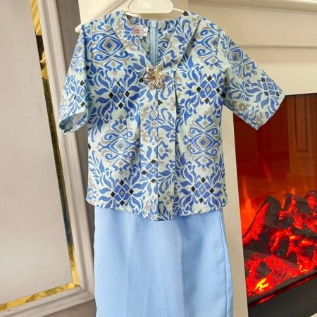 Kebaya Songket (Baby Blue)