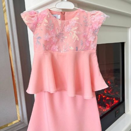 Nadine Peplum (Peach)