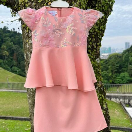 Nadine Peplum (Peach)