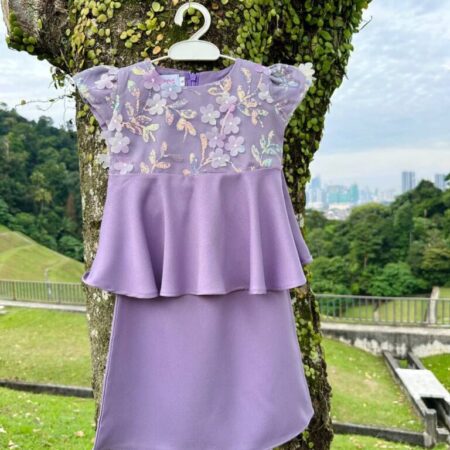 Nadine Peplum (Purple)