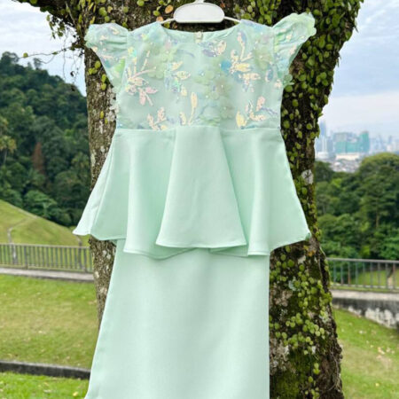 Nadine Peplum (Mint Green)