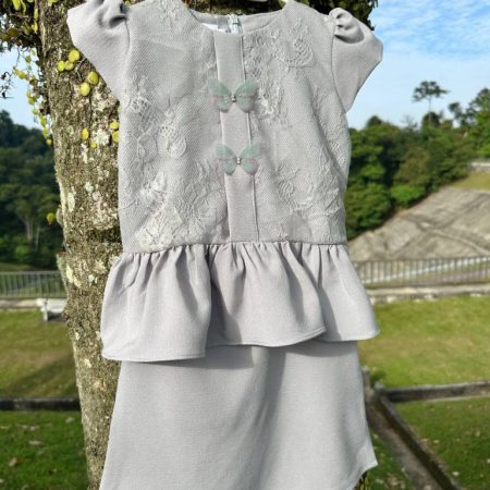 Naura Kurung (Grey)