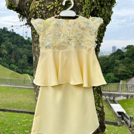 Nadine Peplum (Yellow)