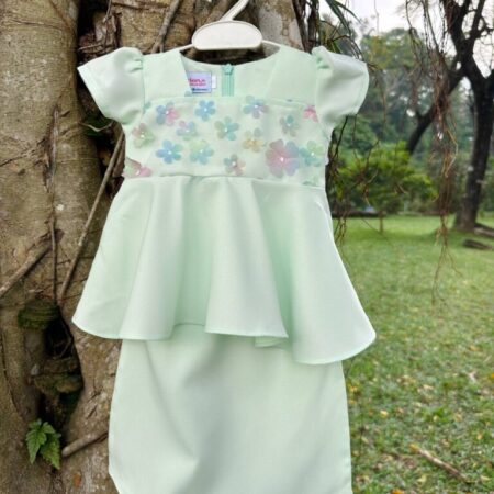 Bunga Peplum (Mint Green)