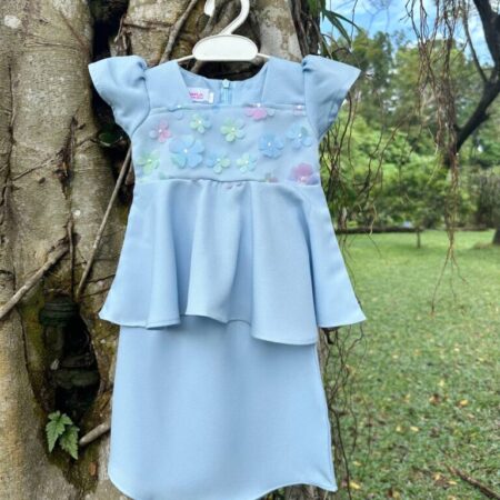 Bunga Peplum (Baby Blue)