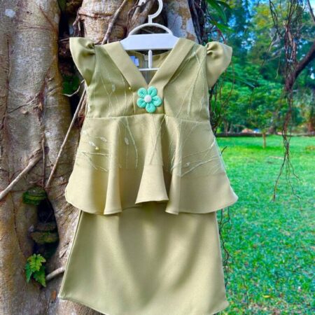 Kebaya Peplum (Sage Green)